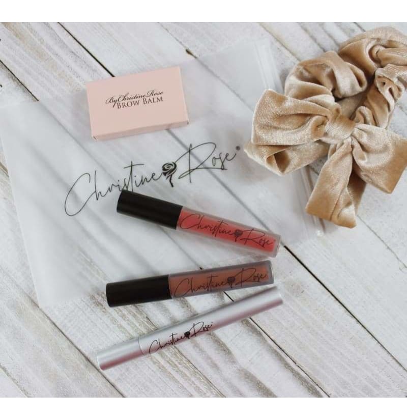 Best Gift Set For Party's, Birthday, Bridal 6PCS Brow Soap, Teeth Whitener Pen, 2 Velvet Lipsticks,