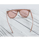 Sunglasses - Bike Chic Nude Pink Clear Sunglasses
