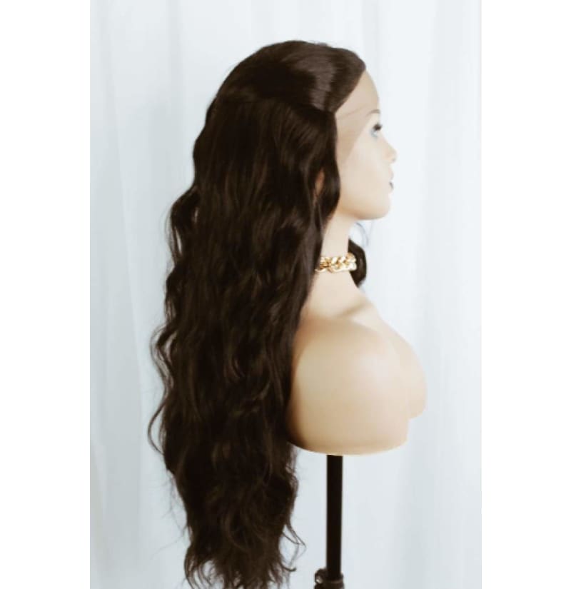 Black Beauty 26 Inch Curly 13x4 Wig