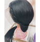 Black Beauty w/side Bang 26 inch Straight 13x4 Wig Human Hair 180 Density