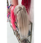 Blondie Braids Straight 26 inch 13x4 Wig Human Hair 180 Density