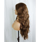 Chocolate Trimmable Bangs Brown 26 Inch Curly 13x4 Wig
