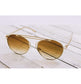 Sunglasses - Cop Out Brown Faded Gold Sunglasses