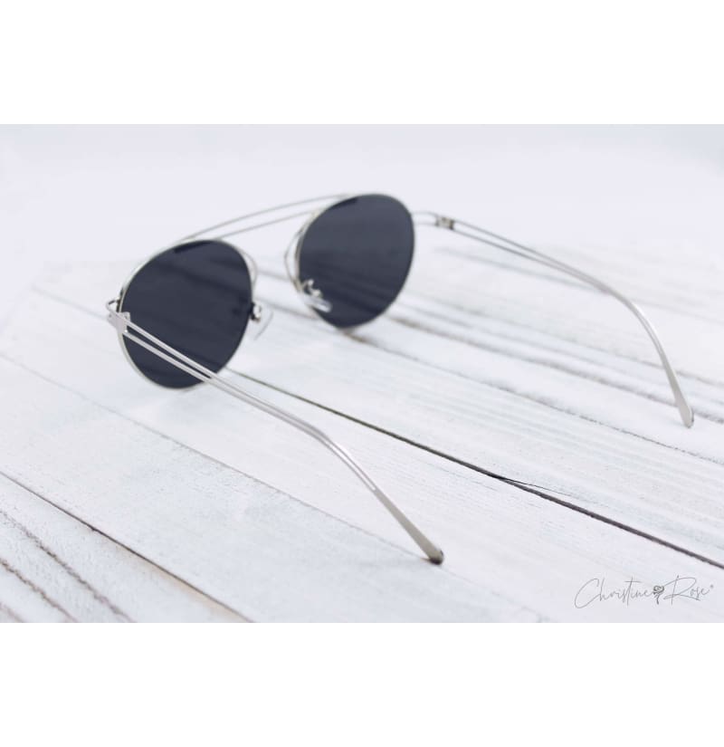 Sunglasses - Cop Out Silver Mirrored Sunglasses