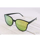 Sunglasses - Gold Tip Pink Green Mirrored Sunglasses