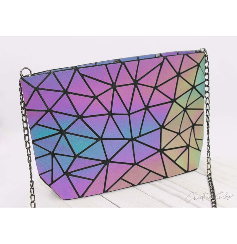 Halo Graphic Clutch Bag