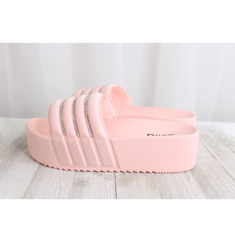 Light Pink Super Comfy Stylish Foam Slide Sandals, Walking On A Dream Seriously!!! Many Colors!