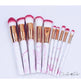 Brushes - Marble Pink Brushes Compact Size