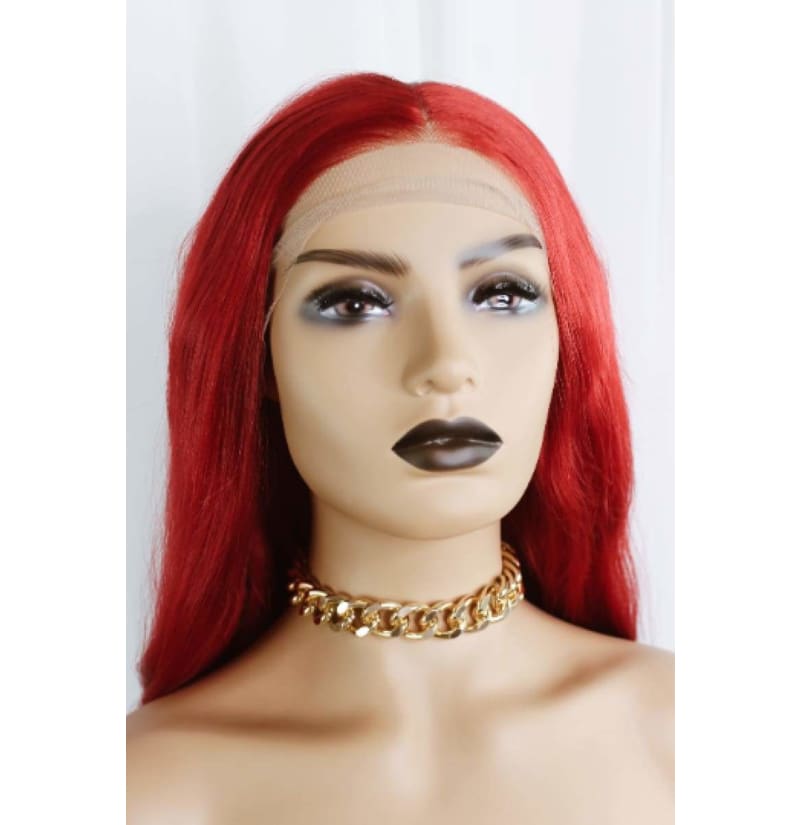Mermaid Red 26 Inch Wavy 13x4 Wig