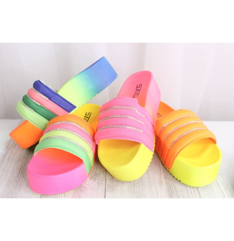 Pink/Blue/Green Super Comfy Stylish Foam Slide Sandals, Walking On A Dream Seriously!!! Many Colors!