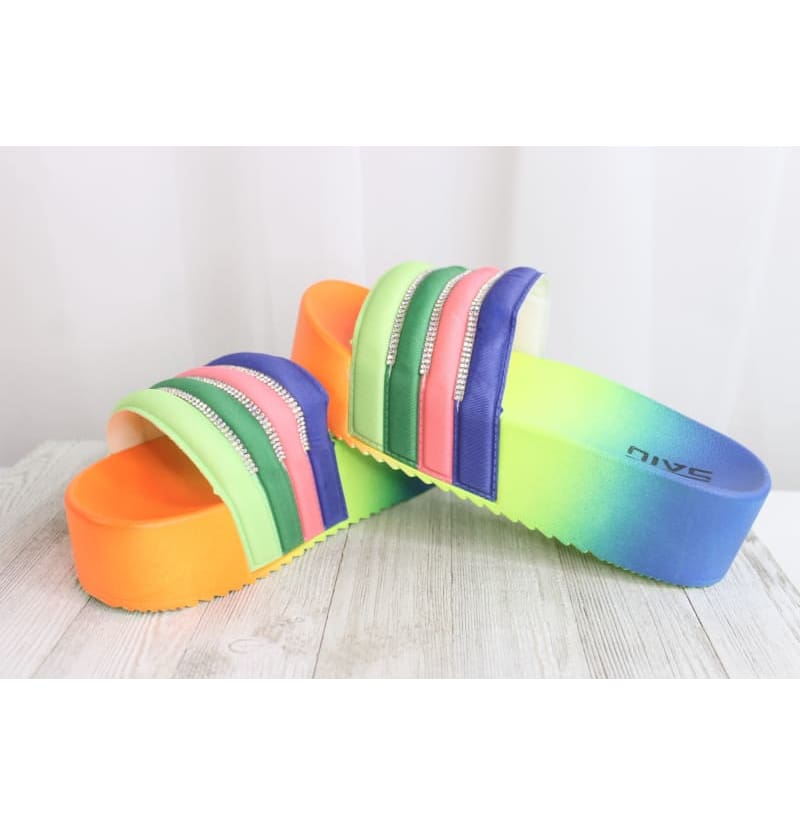 Pink/Blue/Green Super Comfy Stylish Foam Slide Sandals, Walking On A Dream Seriously!!! Many Colors!