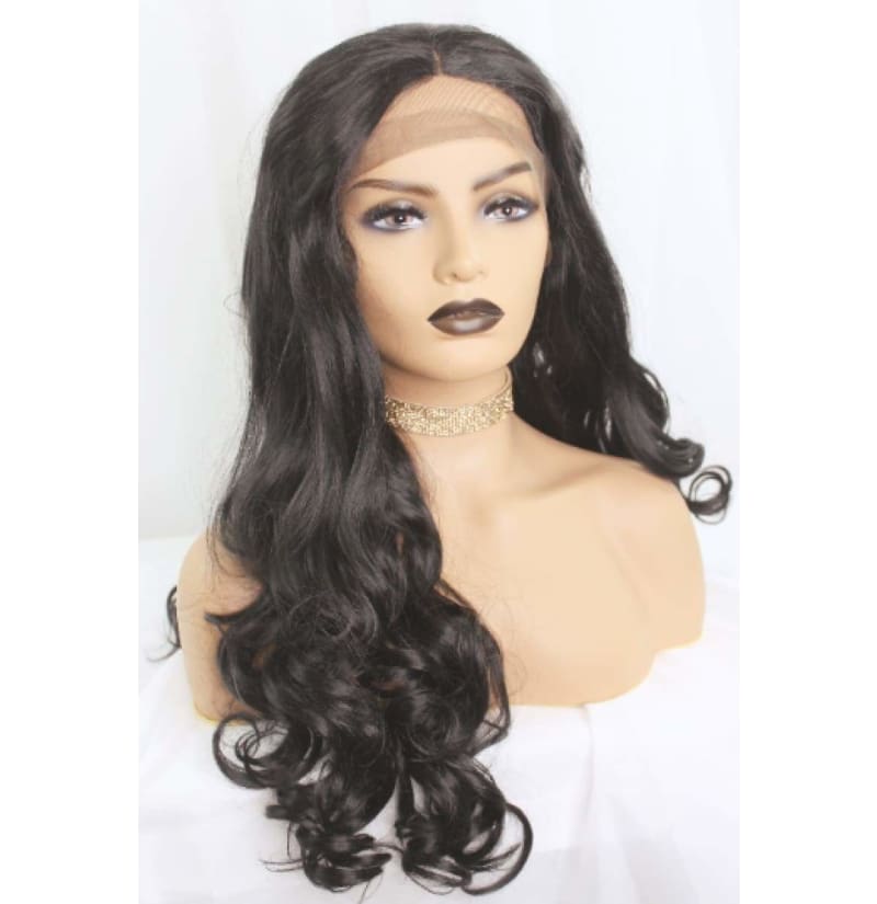 Pinup Black 26 Inch Curly 13x4 Wig