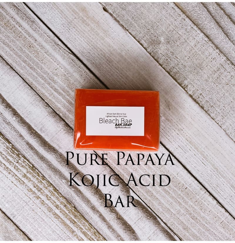 Pure Papaya Whitening Soap Set, Kojic Acid, Natural Collagen Glutathione Rice Milk, Ultra