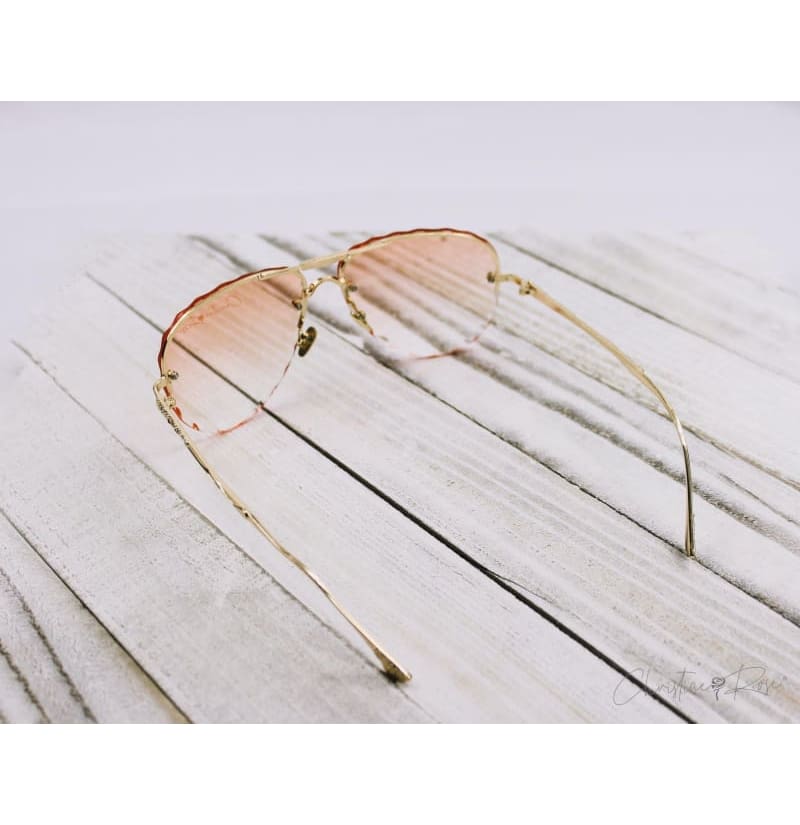 Sunglasses - Rose Edition Elegant Pink Gold Sunglasses