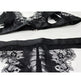 Sexy Lingerie, Strappy Lace, Thigh Straps For Events, Special Nights, 3pc Set, Black Lace G String,