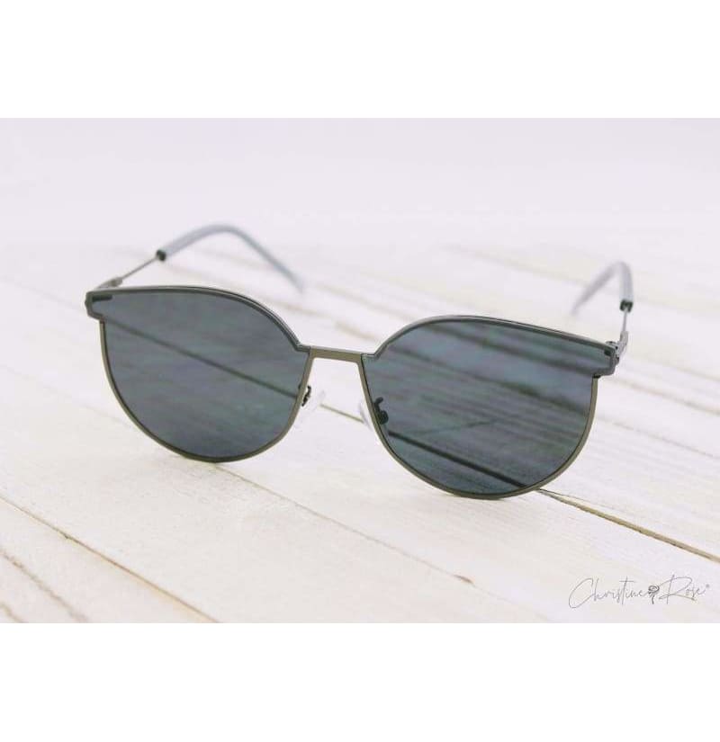 Sunglasses - Slim Cut Black Tint Sunglasses