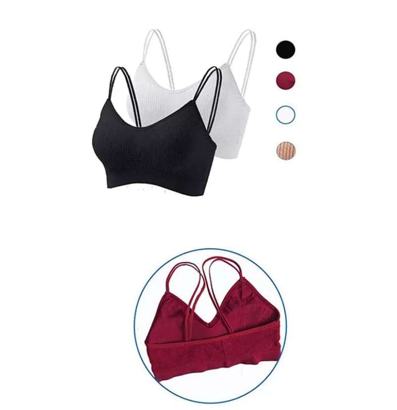 Soft Active Bra, Thin Liner & Breathable, Comfort Active Top